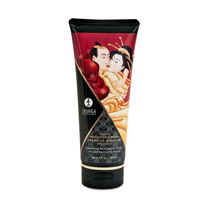 Massage  Cream Sparkling Strawberry Wine