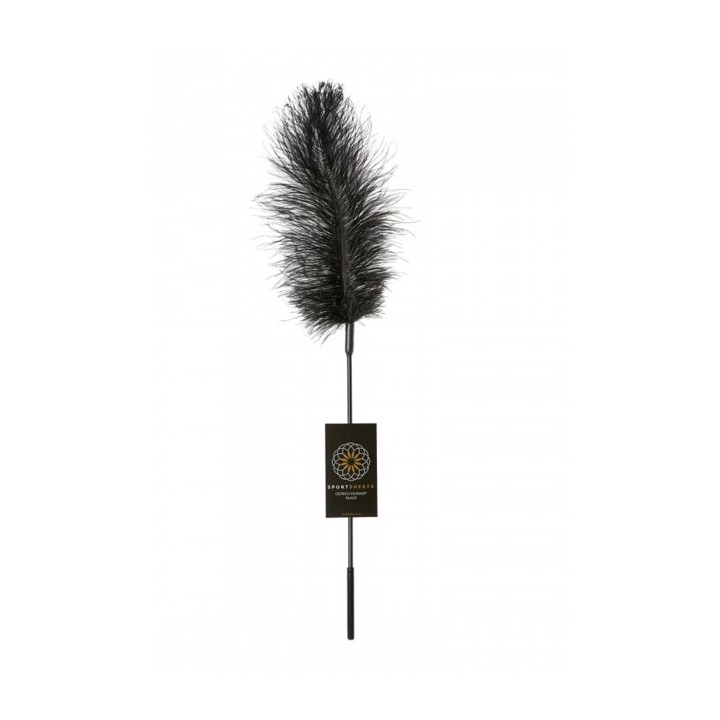 OSTRICH TICKLER - BLACK