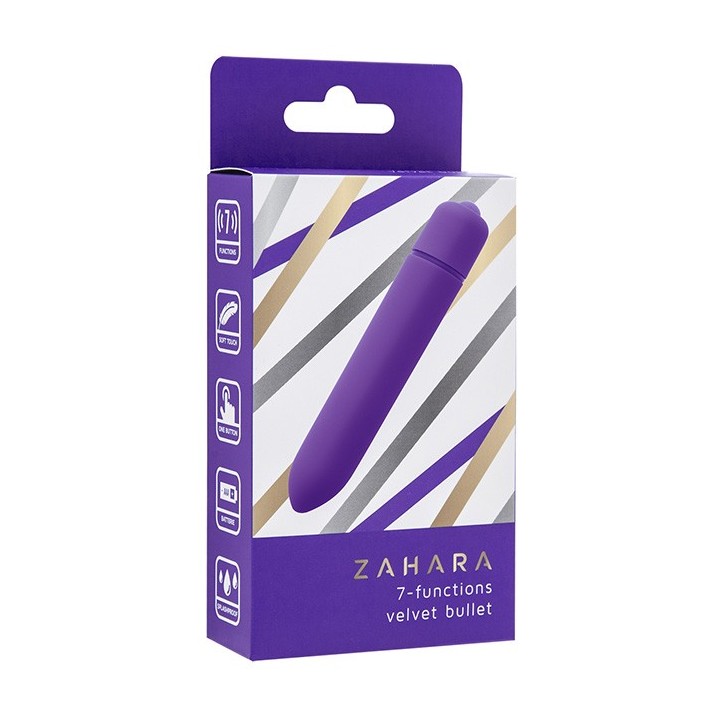 PURPLE - ZAHARA 7  FUNCTIONS VELVET BULLET