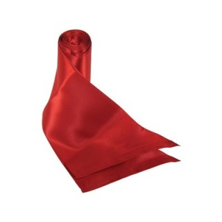 SILKY SASH RESTRAINTS - RED