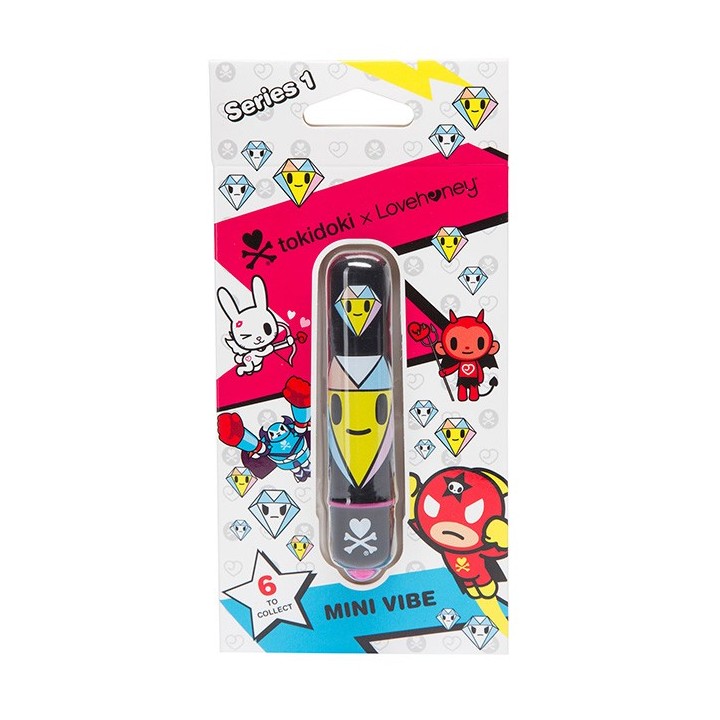 tokidoki Single Speed Mini Bullet Vibrator Black Diamonds