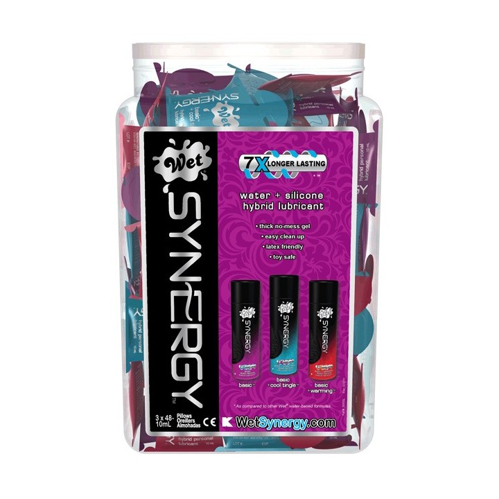 WET SYNERGY 10ML - 144PCS BOWL DISPLAY