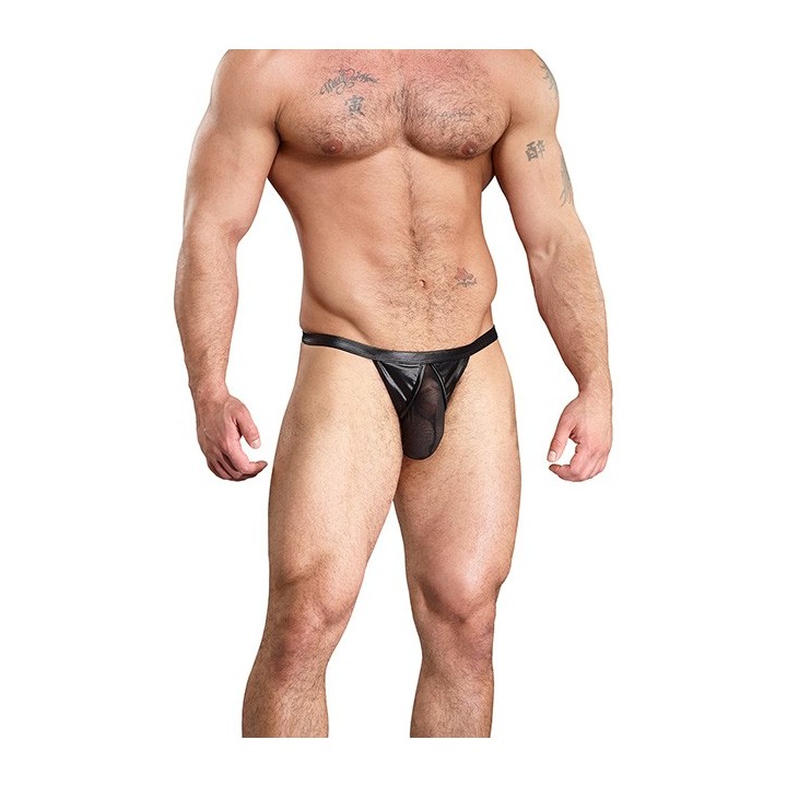 SHEER ENH BONG THG EXT BLACK L/XL