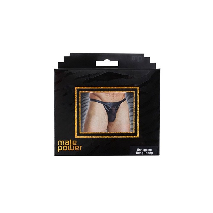 SHEER ENH BONG THG EXT BLACK L/XL