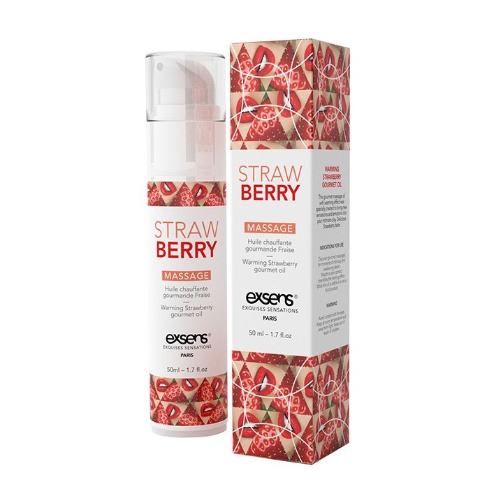WARMING GOURMET MASSAGE  OIL STRAWBERRY 50ML