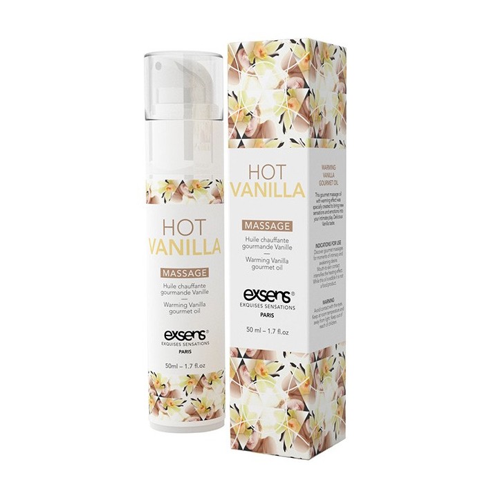 Warming Gourmet Massage Oil Hot Vainilla 50 ml
