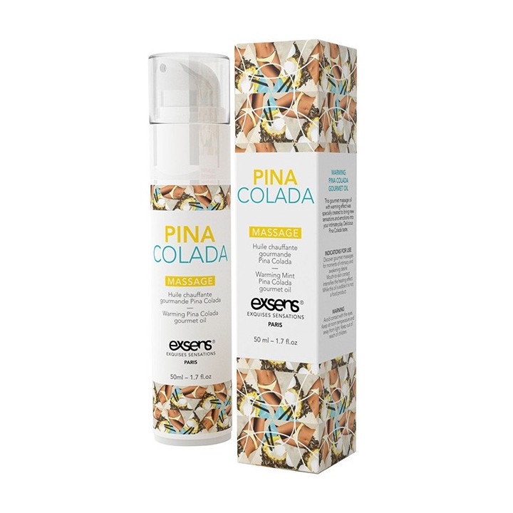Warming Gourmet Massage Oil Pi?a Colada 50 ml