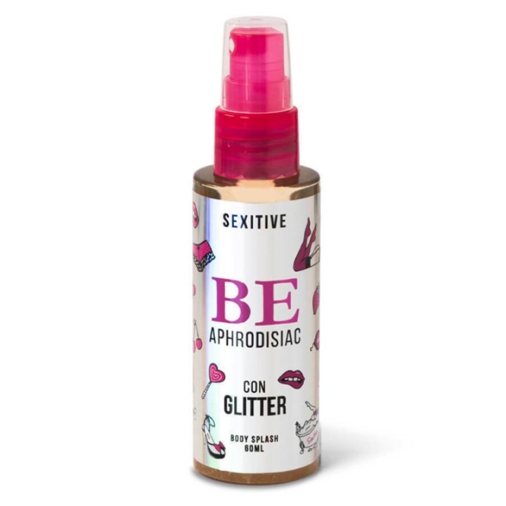 Be Body Splash con Feromonas Con Glitter!Contenido: 60 ml.