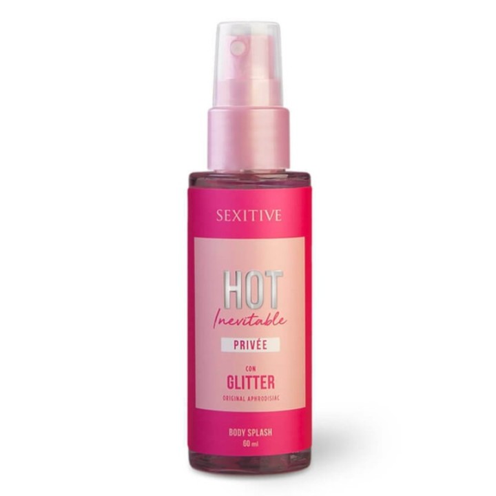 Body Splash Hot Inevitable Priv?e con glitter - 60ml