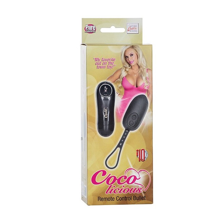 Coco Licious Remote Control Bullet - Black
