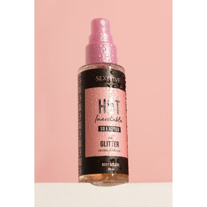 Body Splash Hot Inevitable So Excited con glitter - 60ml