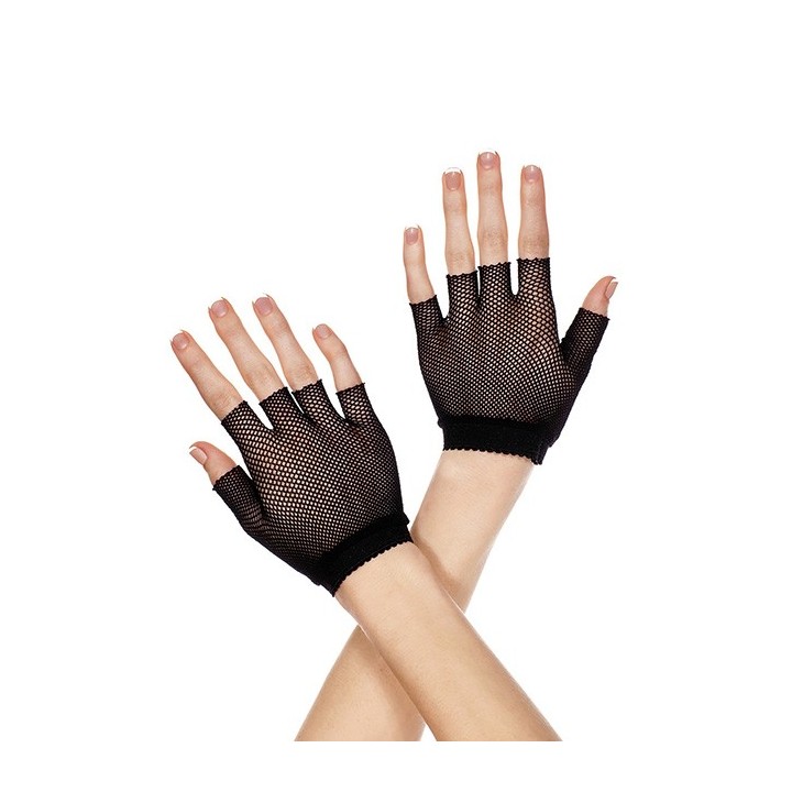 GUANTES CORTOS NEGRO RED GUANTES CORTOS NEGRO RED