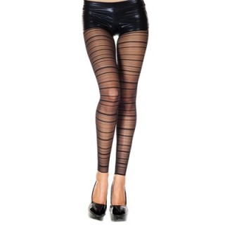 LEGGINS CON RAYAS VERTICALES NEGRO