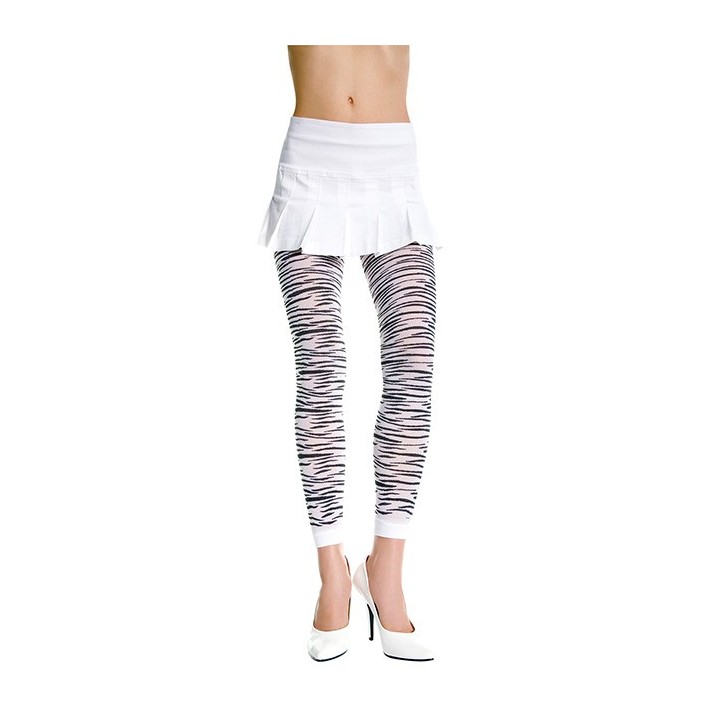 MEDIAS DIBUJO ZEBRA BLANCO/NEGRO