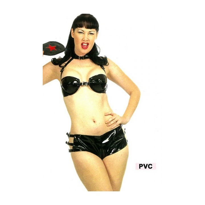 STORMY BIKINI BARBARY NEGRO PVC
