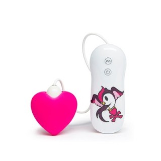 tokidoki 7 Function Silicone Pink Heart Clitoral Vibrator
