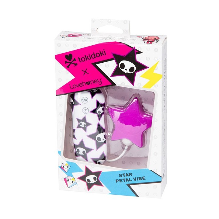tokidoki 7 Function Silicone Pink Star Clitoral Vibrator