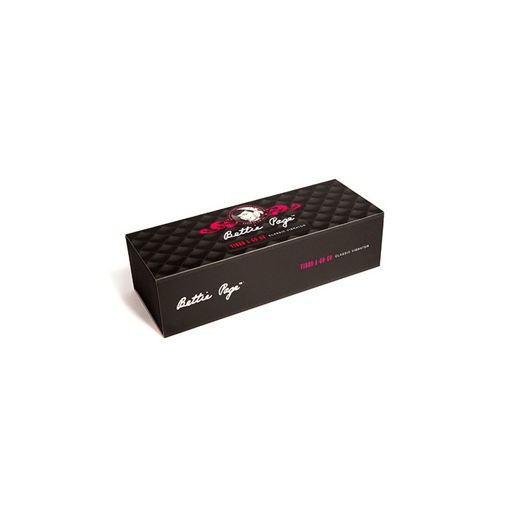 BETTIE PAGE VIBRO-A-GO-GO CLASSIC VIBRATOR BLACK