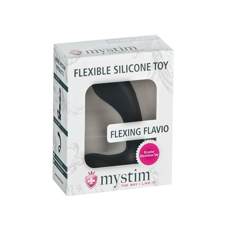 MYSTIM FLEXING FLAVIO - WITH E-STIM - BLACK