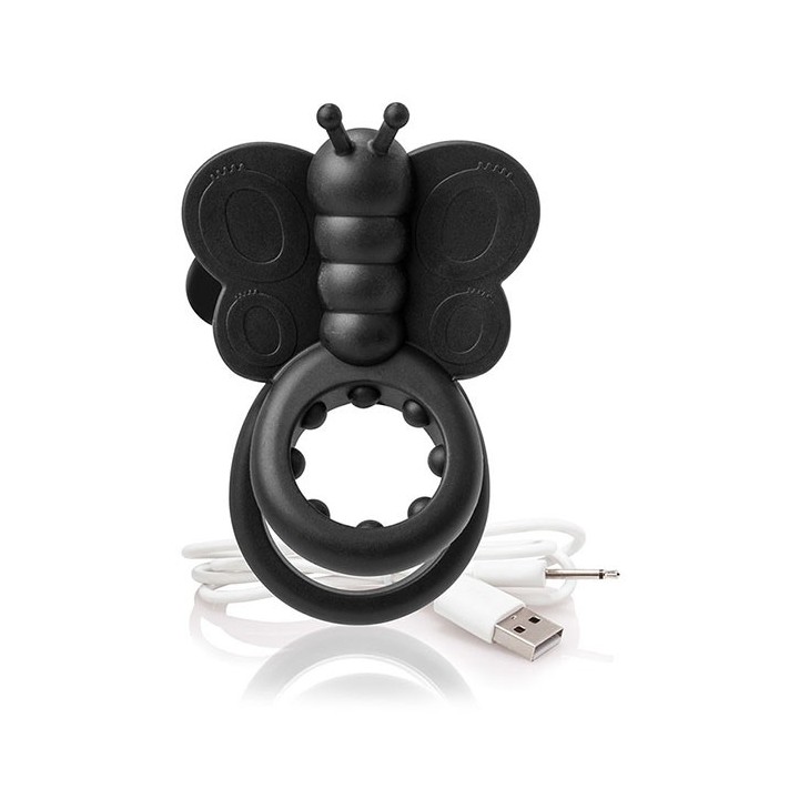 Charged Monarch Wearable Butterfly Vibe - Black