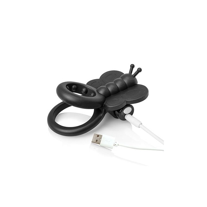 Charged Monarch Wearable Butterfly Vibe - Black