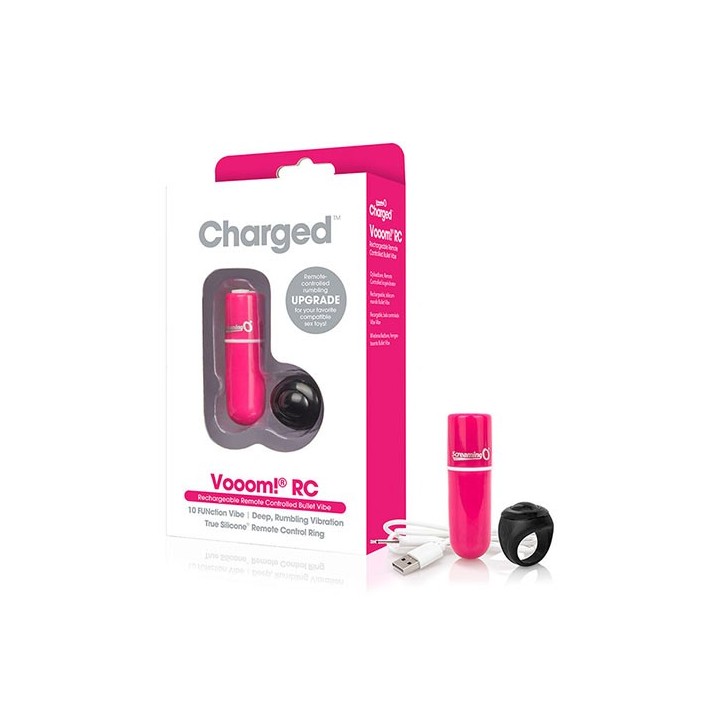 Charged Vooom Remote Control Bullet - Pink