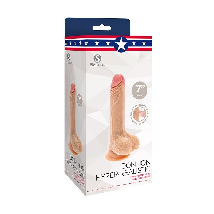 Don Jon HyperRealistic Dildo 18 cm