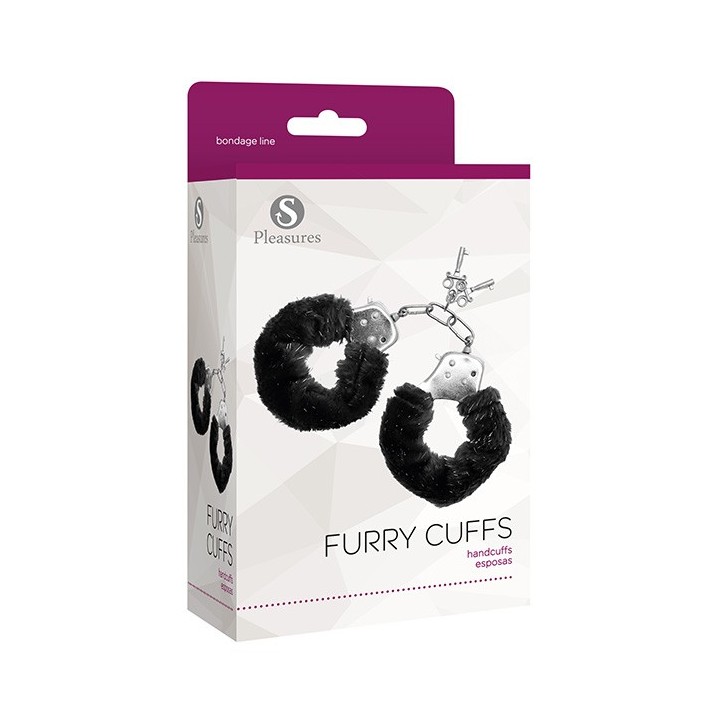 Furry Cuffs Black