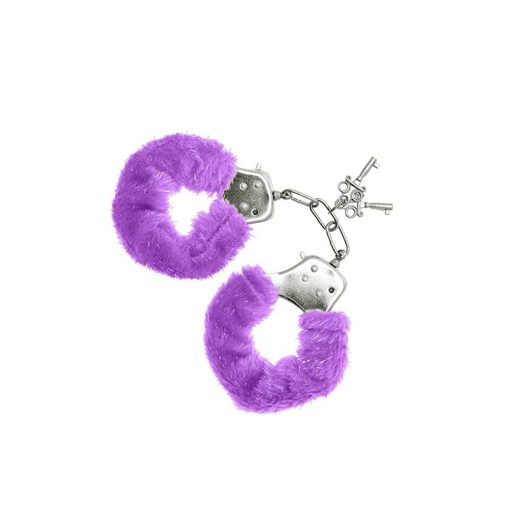 Furry Cuffs Purple