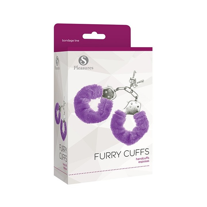 Furry Cuffs Purple