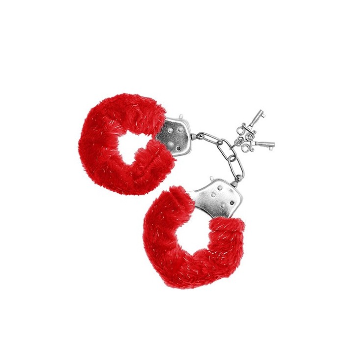 Furry Cuffs Red