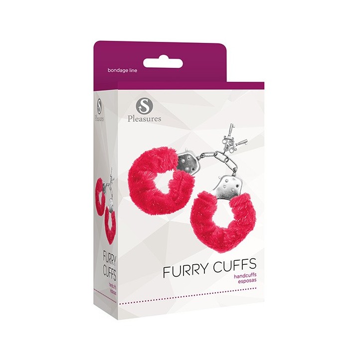 Furry Cuffs Red
