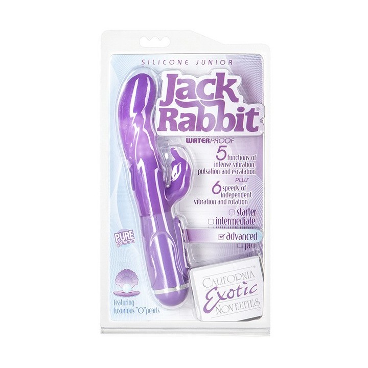 SILICONE JACK RABBIT JR. - PURPLE