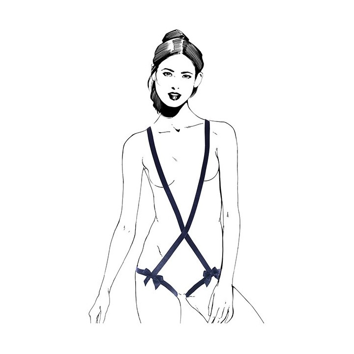 Blue Velvet Body Straps
