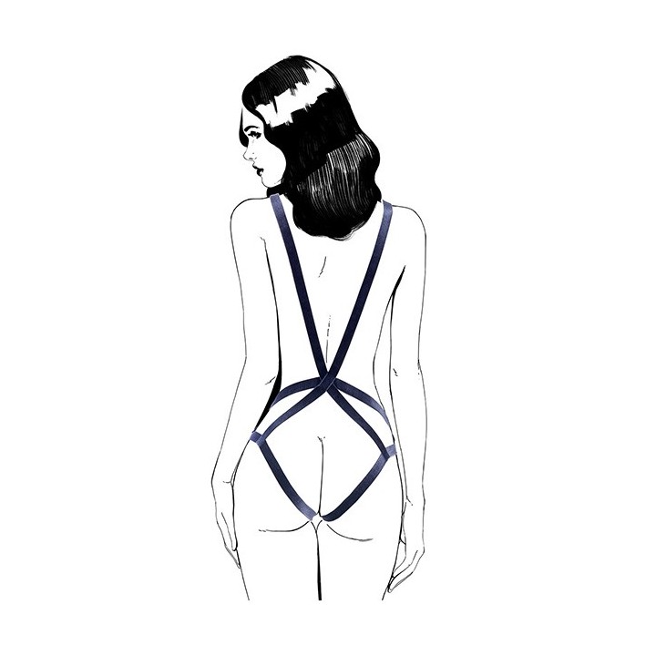 Blue Velvet Body Straps