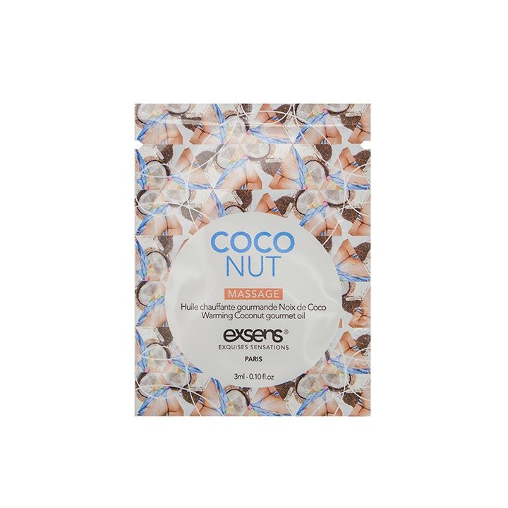 Warming Gourmet Massage Oil Coconut Sachet 3 ml