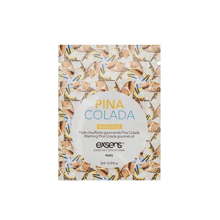 Warming Gourmet Massage Oil Pi?a Colada Sachet 3 ml