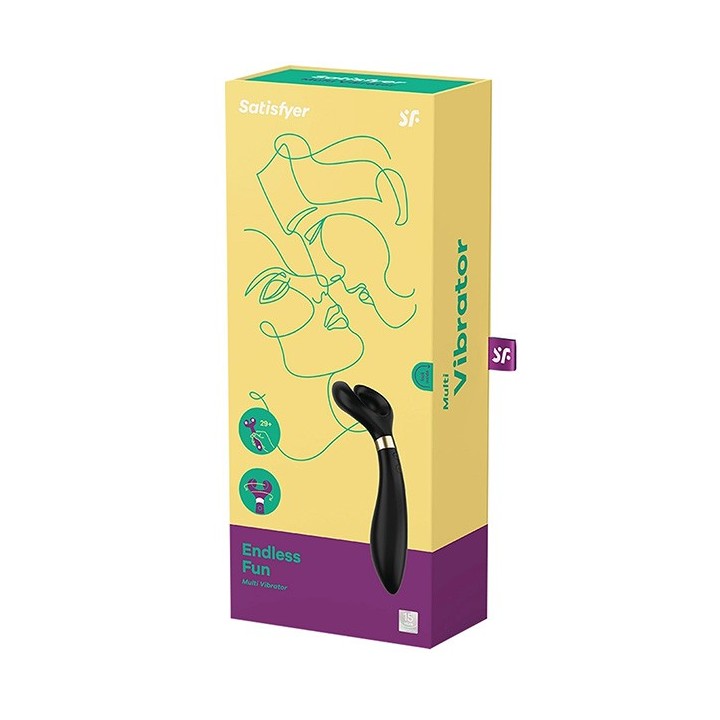 Endless Fun Multi Vibrator Black