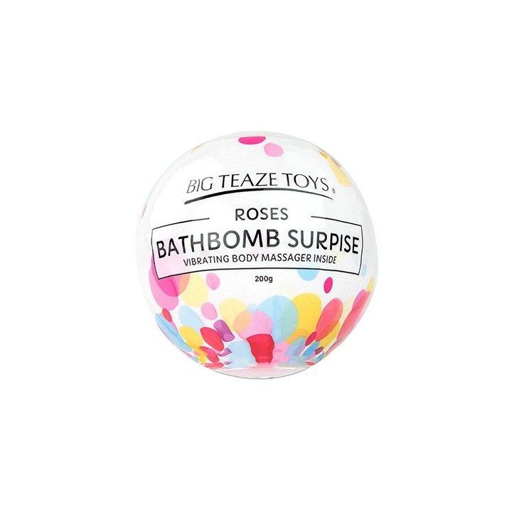 Bath Bomb Surprise w/ Vibrating Bullet Rose