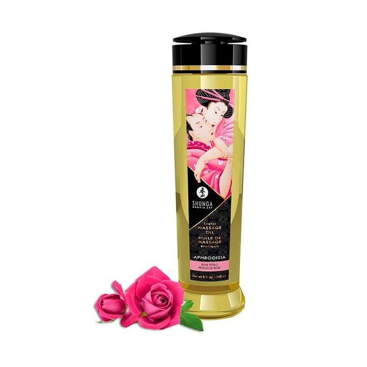 Shunga Massage Oil Aphrodisia - Rosas