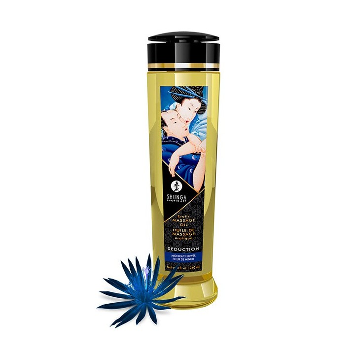 Shunga Massage Oil Seduction - Flores de Medianoche