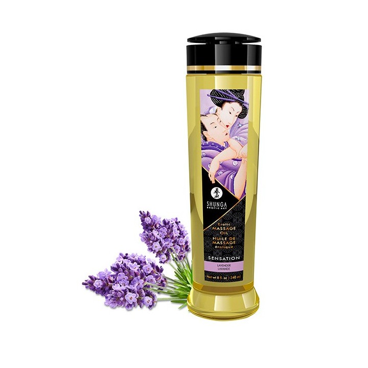 Shunga Massage Oil Sensation - Lavanda