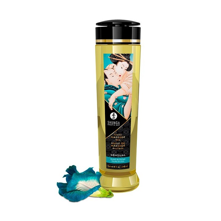 Shunga Massage Oil Sensual - Flores de Isla