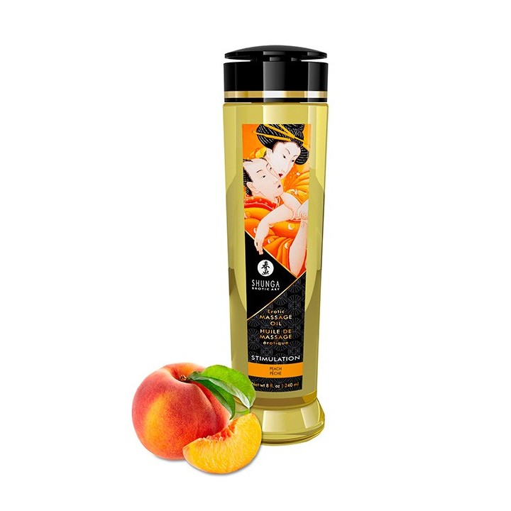Shunga Massage Oil Stimulation - Melocot?n