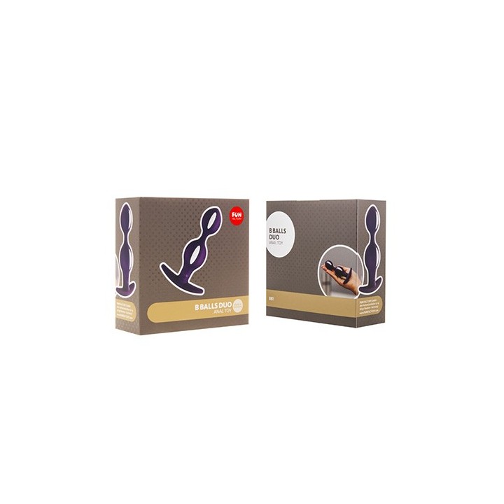 B Balls Duo White | Dark Violet