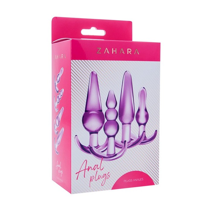 Zahara Anal Kit 4Pcs Purple