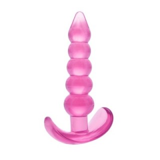 Zahara Bubble Anal Plug Clear Pink