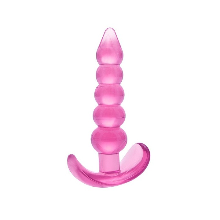 Zahara Bubble Anal Plug Clear Pink