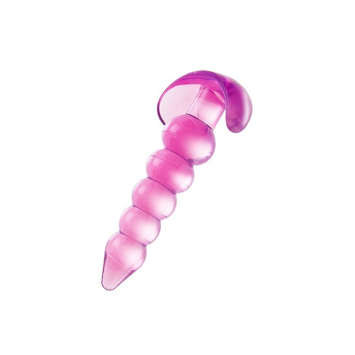 Zahara Bubble Anal Plug Clear Pink