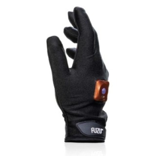 FUZU VIBRATING MASSAGE GLOVE RIGHT HAND MEDIUM - BLACK